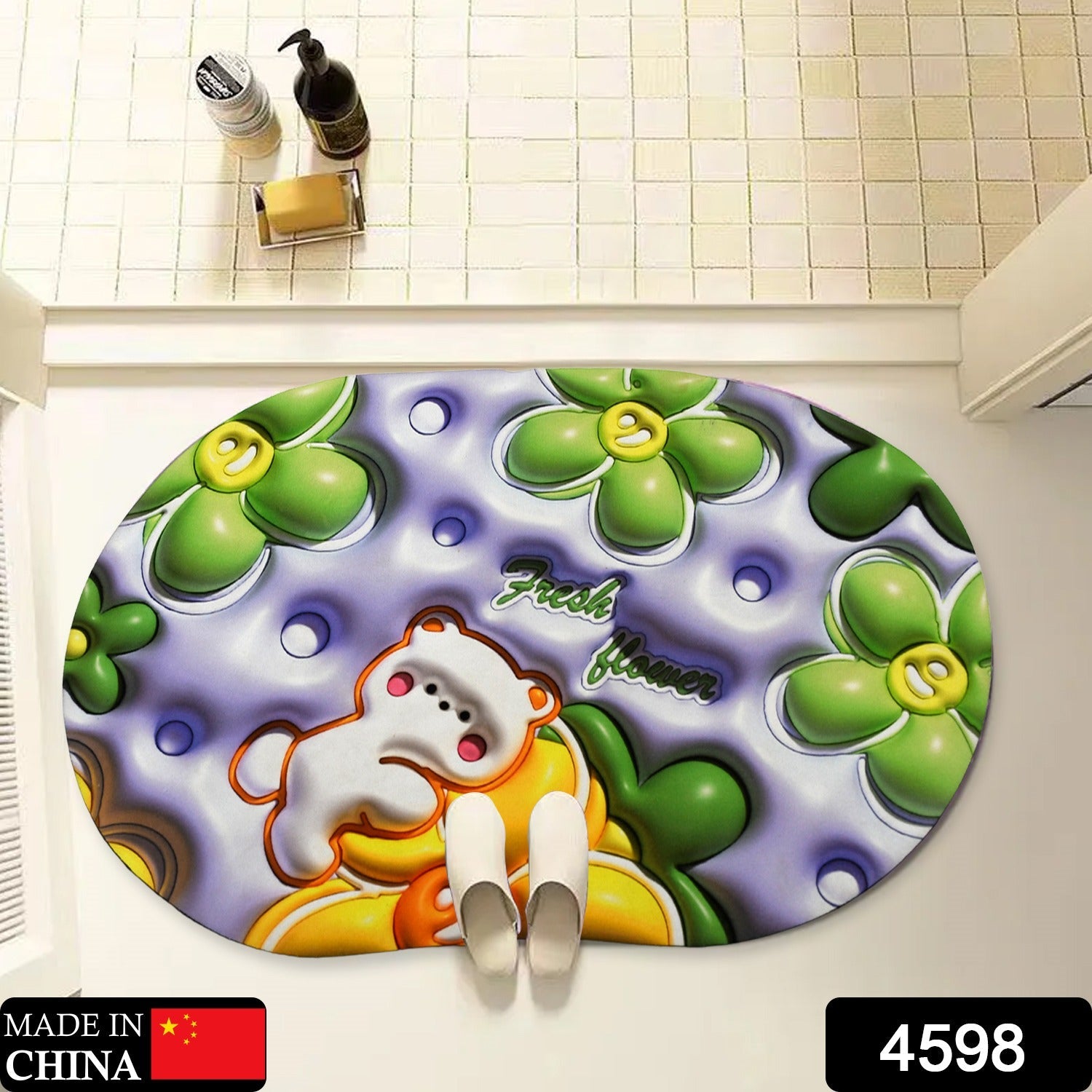 4598 Super Absorbent Floor Mat, Non Slip Bath Mat Easter Quick Dry Bath Mat Rug for Bathroom Bathtub fit Under Door 4598 Super Absorbent Floor Mat, Non Slip Bath Mat Easter Quick Dry Bath Mat Rug for Bathroom Bathtub fit Under Door